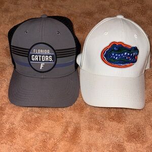 Florida Gators Gray and White Caps